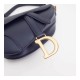 Christian Dior Smooth Calfskin Mini Saddle Bag M0447