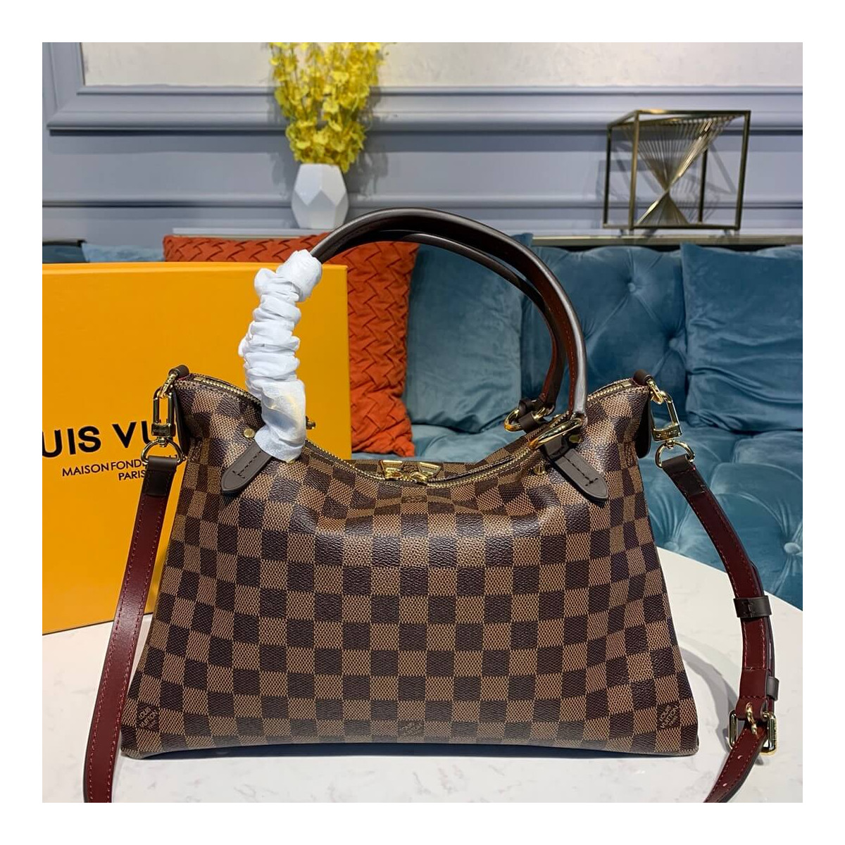 Louis Vuitton Damier Ebene Canvas Lymington N40023