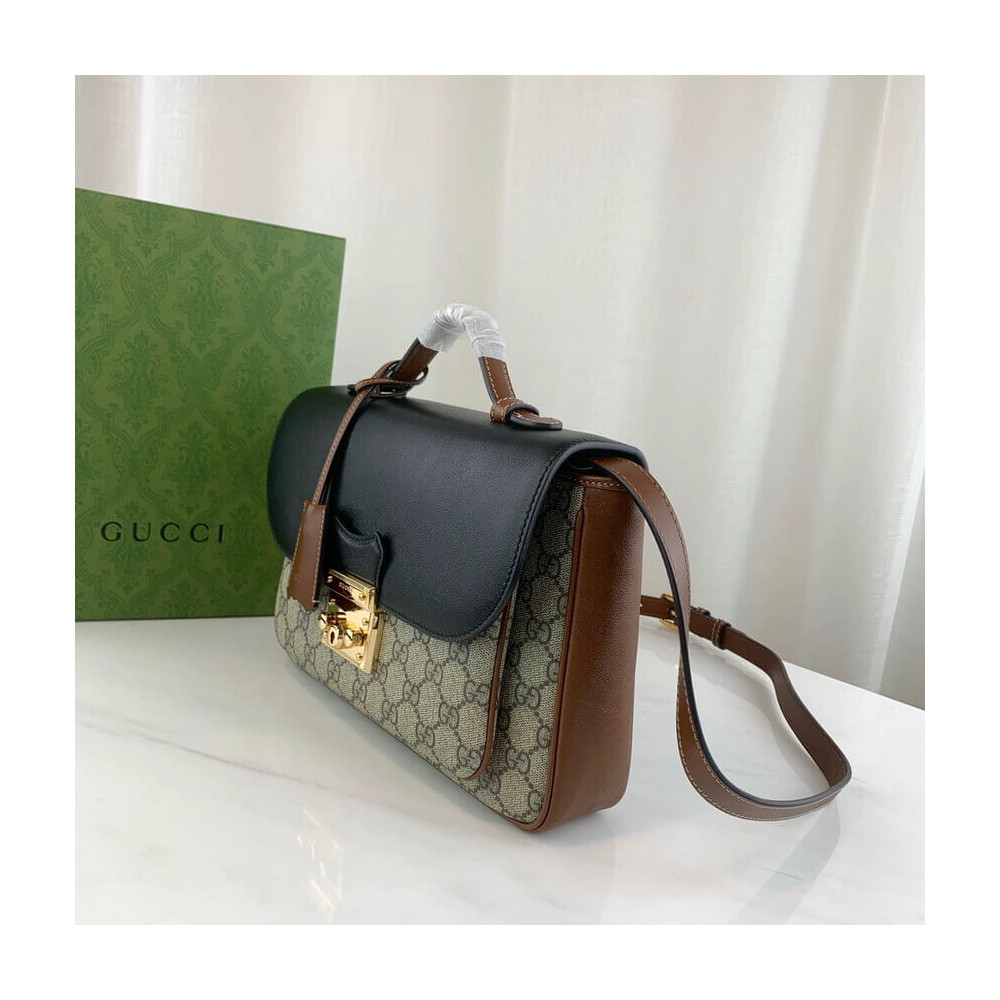 Gucci Padlock Small Shoulder Bag in GG Supreme Canvas 644527