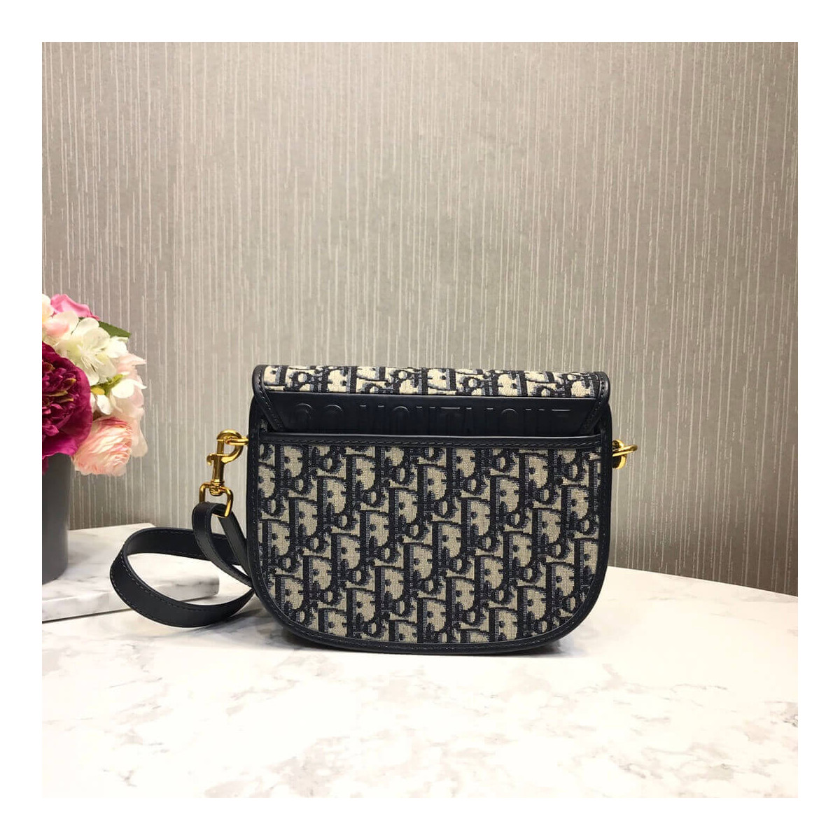 Christian Dior Medium Dior Bobby Bag in Oblique Jacquard M9319