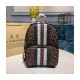 Burberry Monogram Stripe Print E-canvas Backpack 80193461