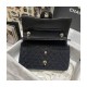 Chanel  Classic Flap Bag in Black Tweed 1112