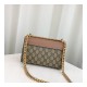 Gucci Padlock Studded GG Supreme Shoulder Bag 432182