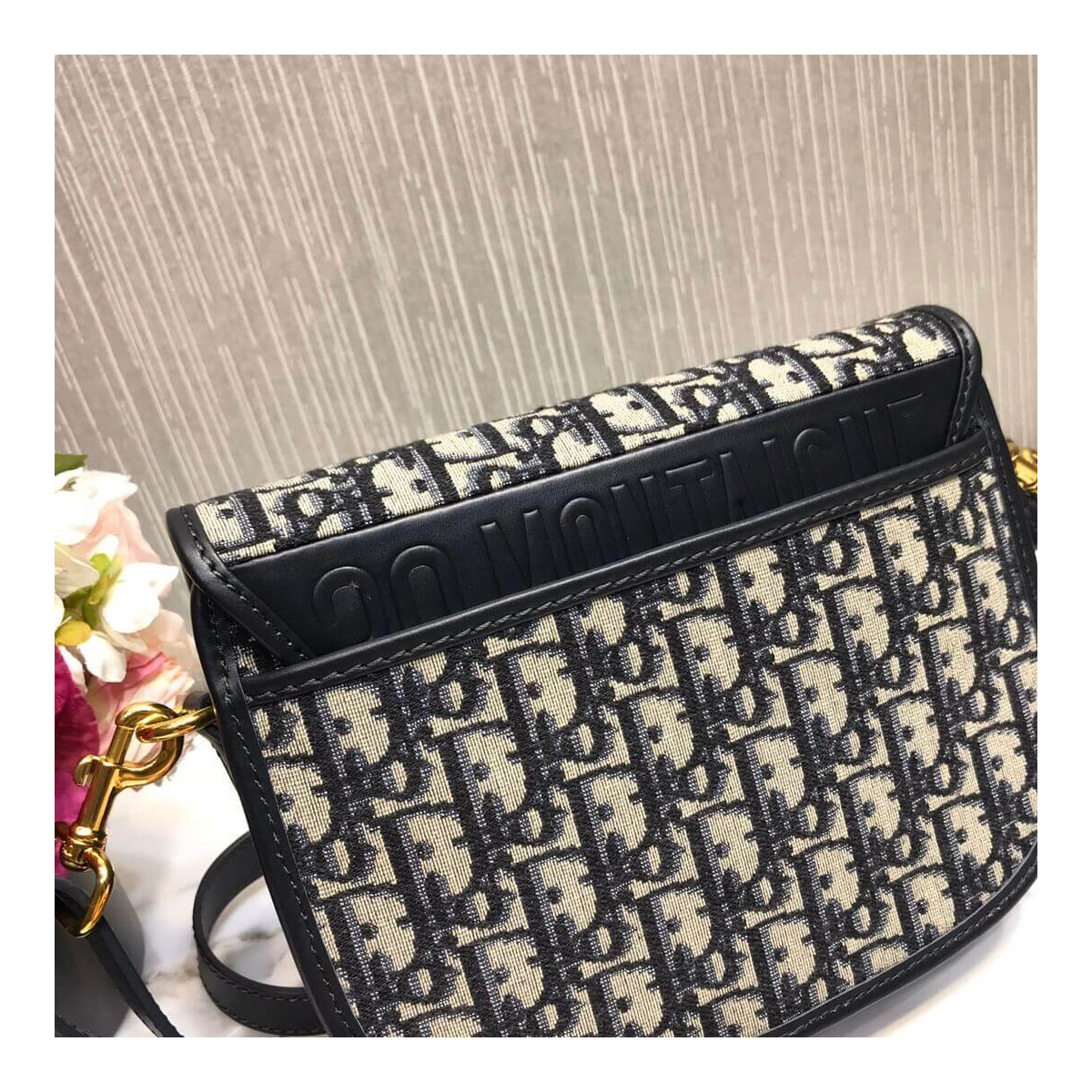 Christian Dior Medium Dior Bobby Bag in Oblique Jacquard M9319