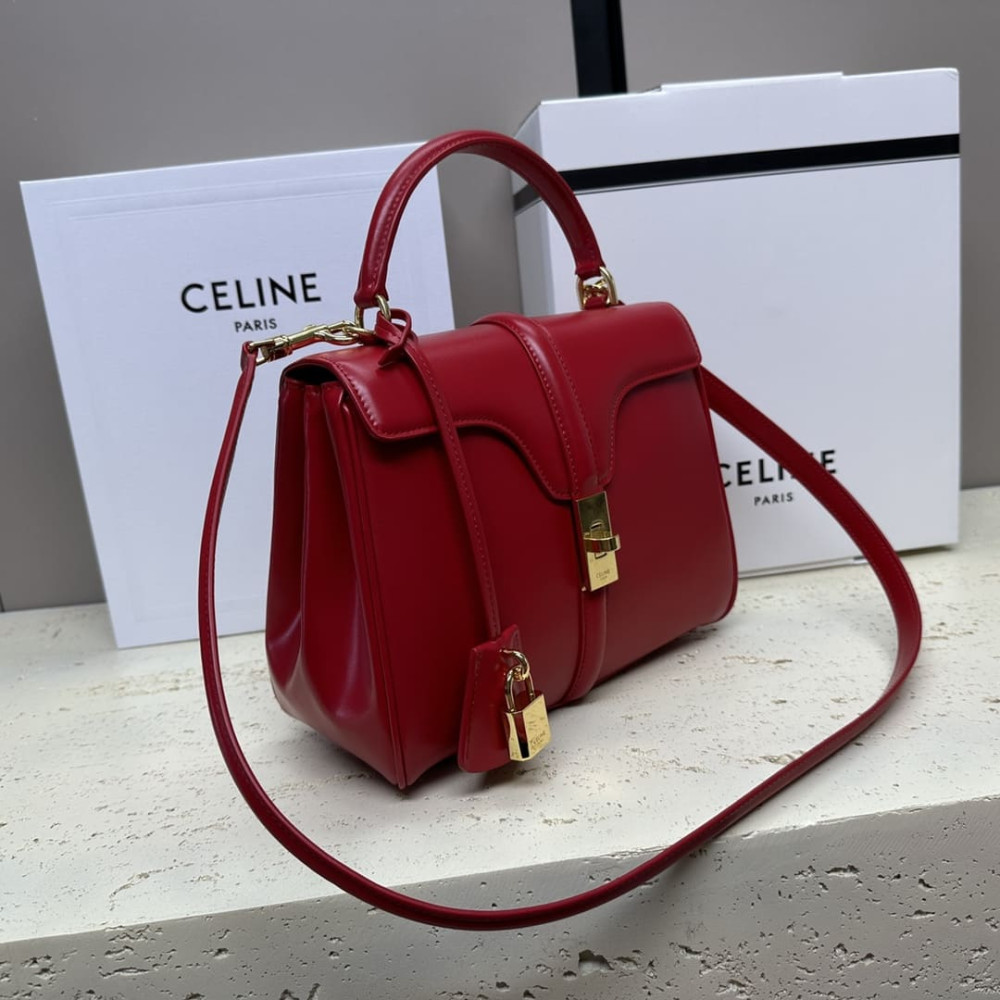 Celine Small 16 Bag In Satinated Calfskin 188003