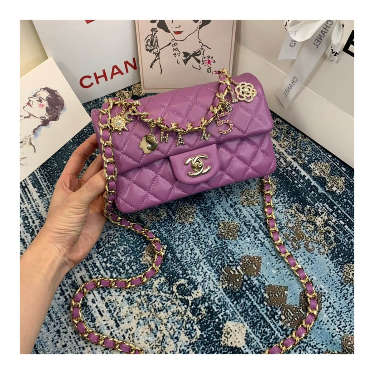 Chanel Lambskin Flap Bag AS2326