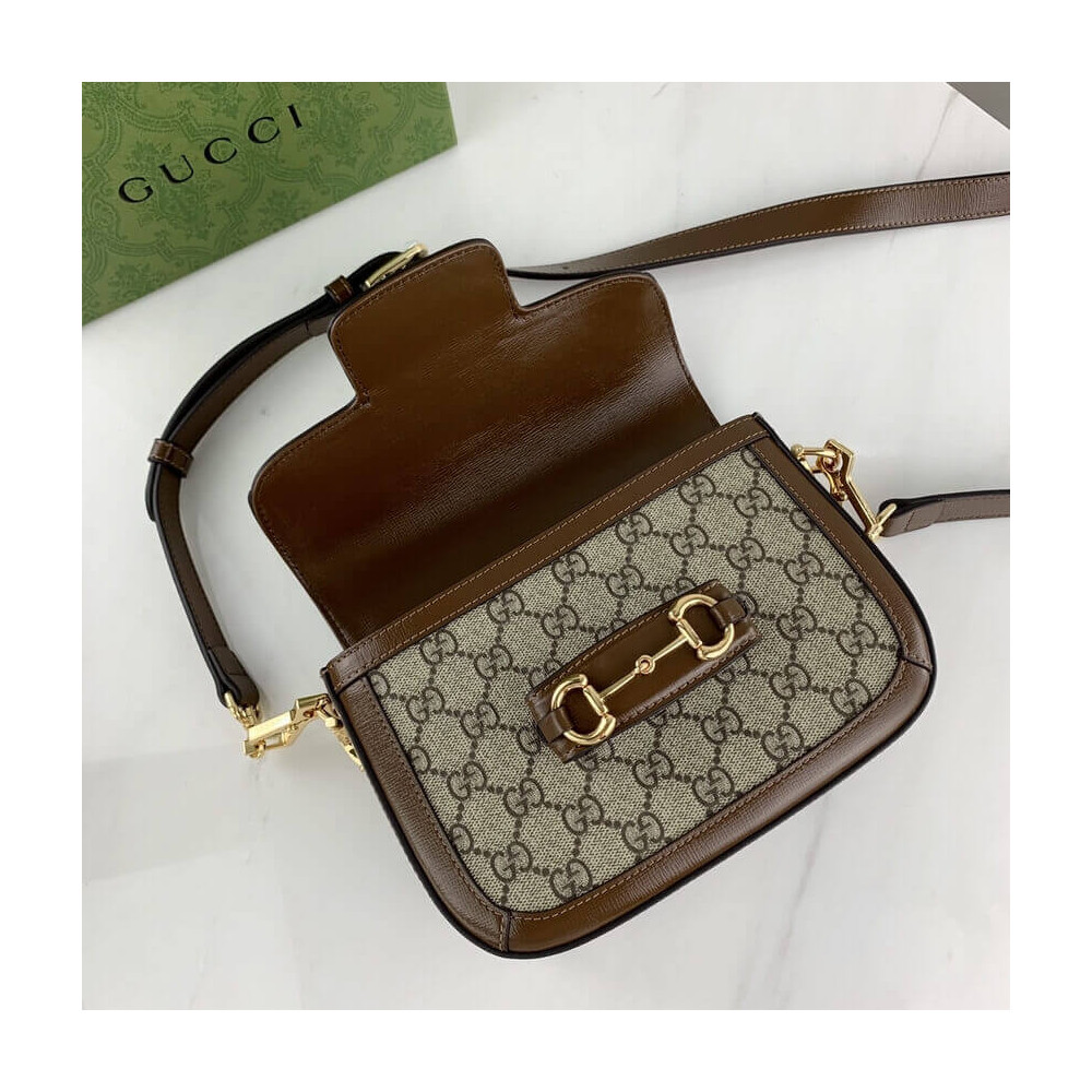 Gucci Horsebit 1955 Mini Bag in GG Supreme 658574