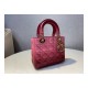 Lady Dior My ABCDior Bag in Strawberry Pink Gradient Cannage Lambskin M0538