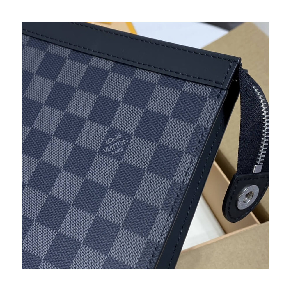 Louis Vuitton Damier Graphite Pochette Voyage MM N41696