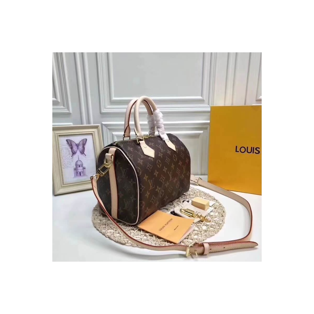 Louis Vuitton Monogram Canvas Speedy Bandouliere 25 M41113