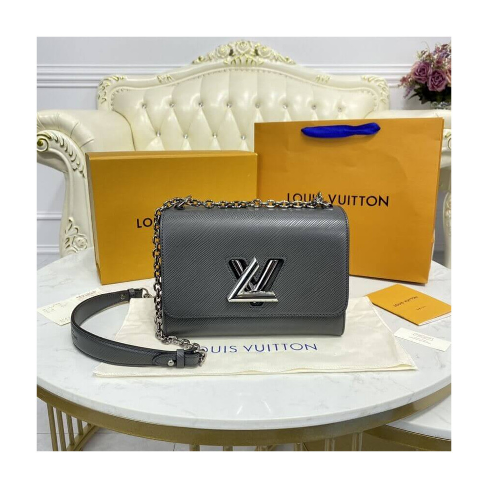 Louis Vuitton Epi Leather Twist MM M56530 Gray