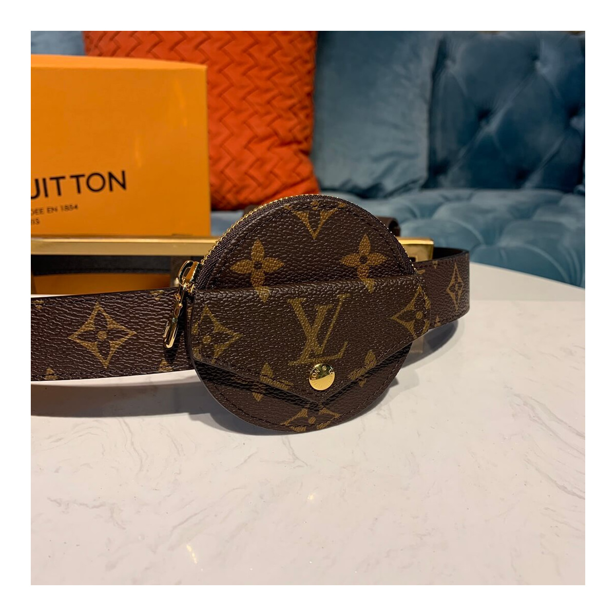 Louis Vuitton Monogram Daily Multi Pocket 30mm Belt M0236Y