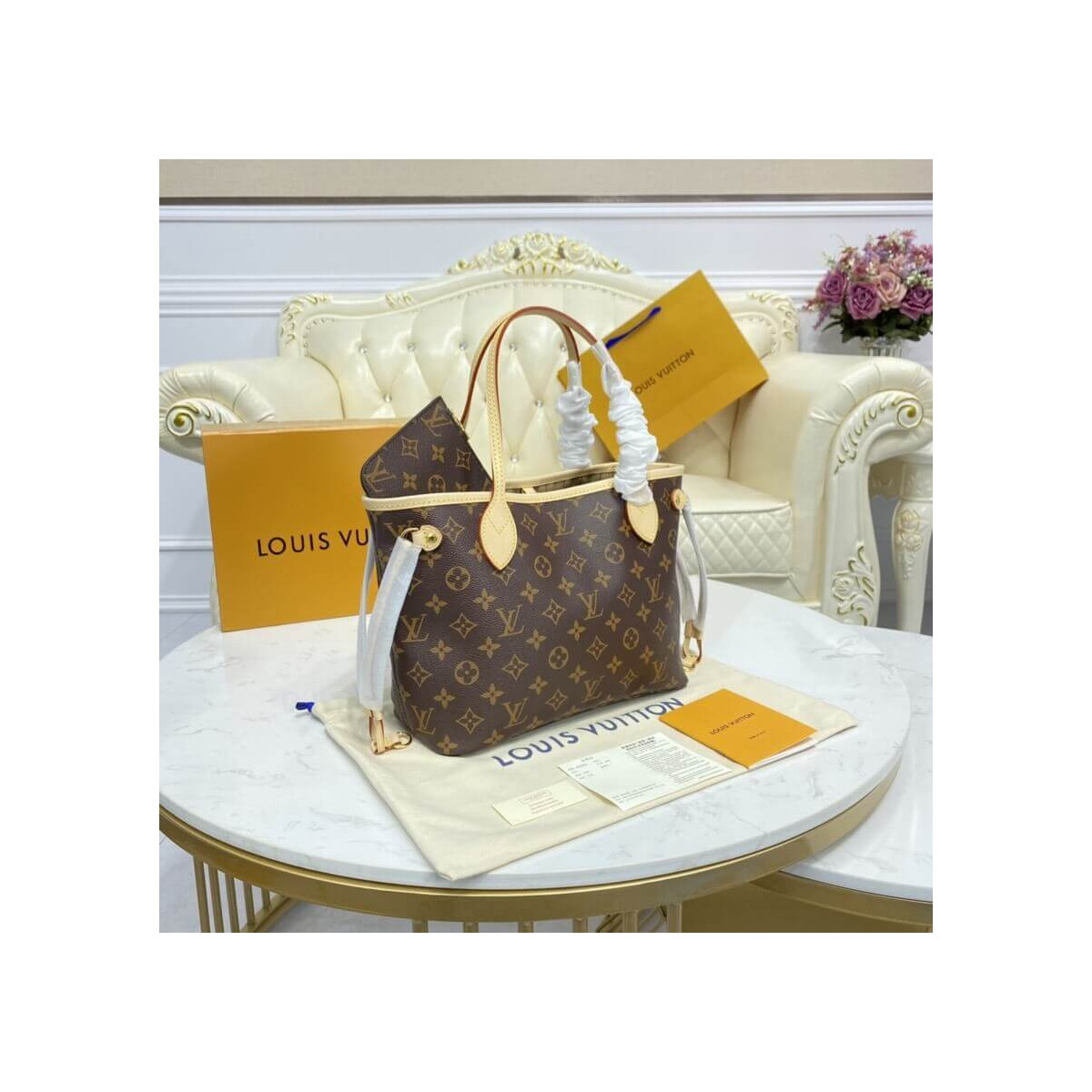 Louis Vuitton Monogram Neverfull PM M41000 M41001 M41245