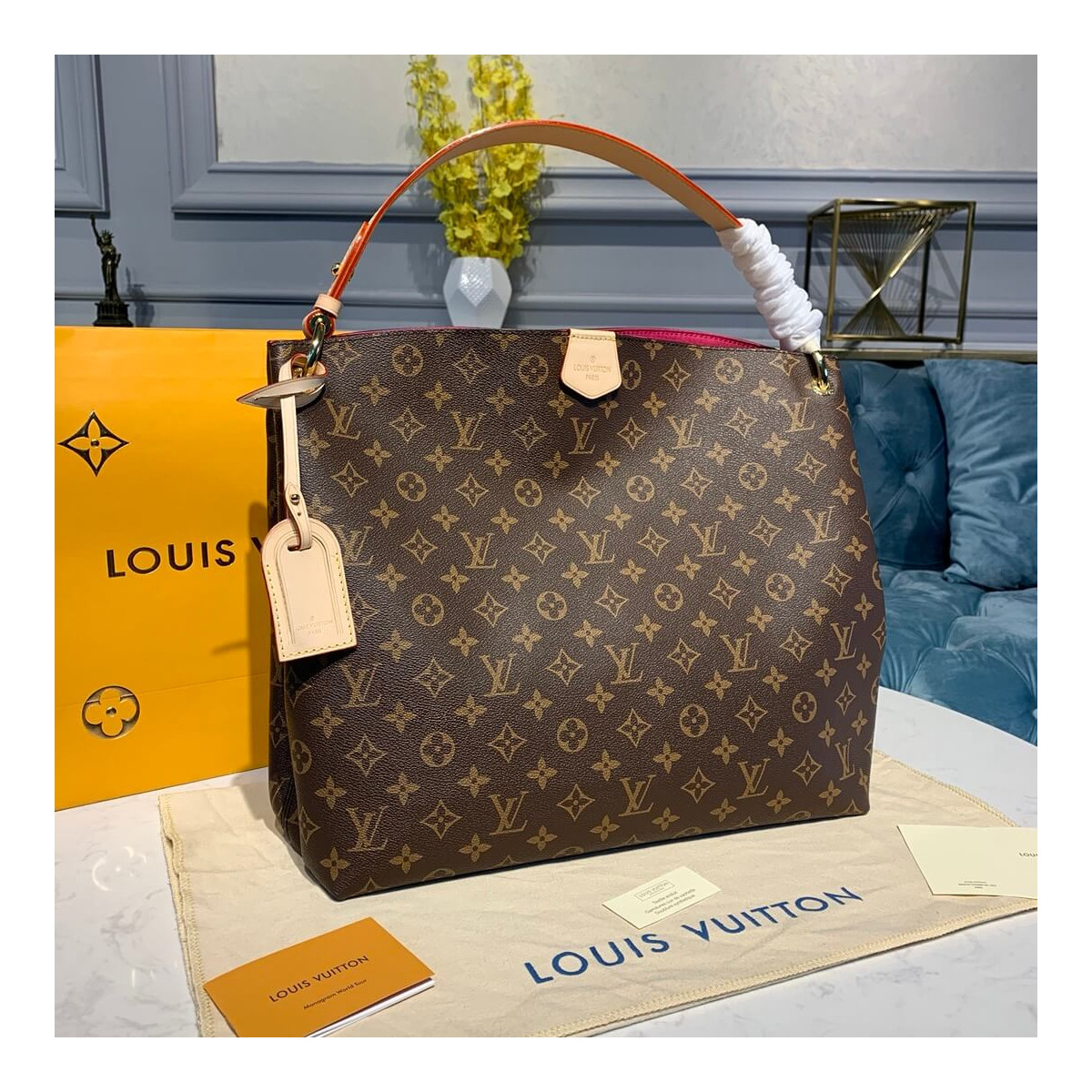 Louis Vuitton Monogram Canvas Graceful MM M43703