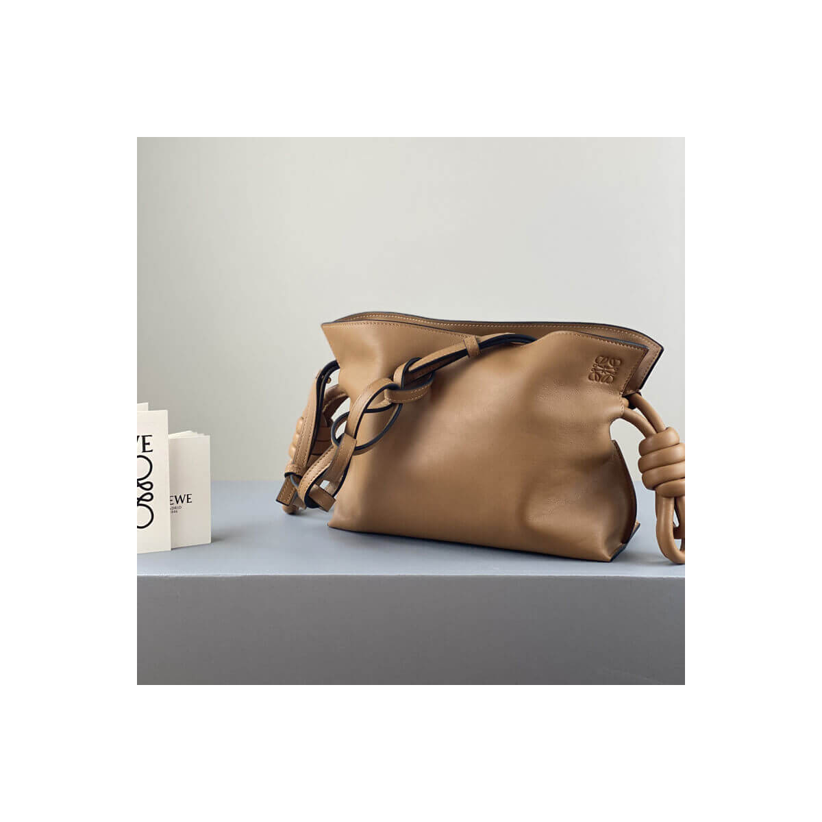 Loewe Mini Flamenco Clutch Bag in Nappa Calfskin