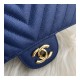 Chanel Chevron Caviar Leathe 17cm Classic Flap Bag 1115