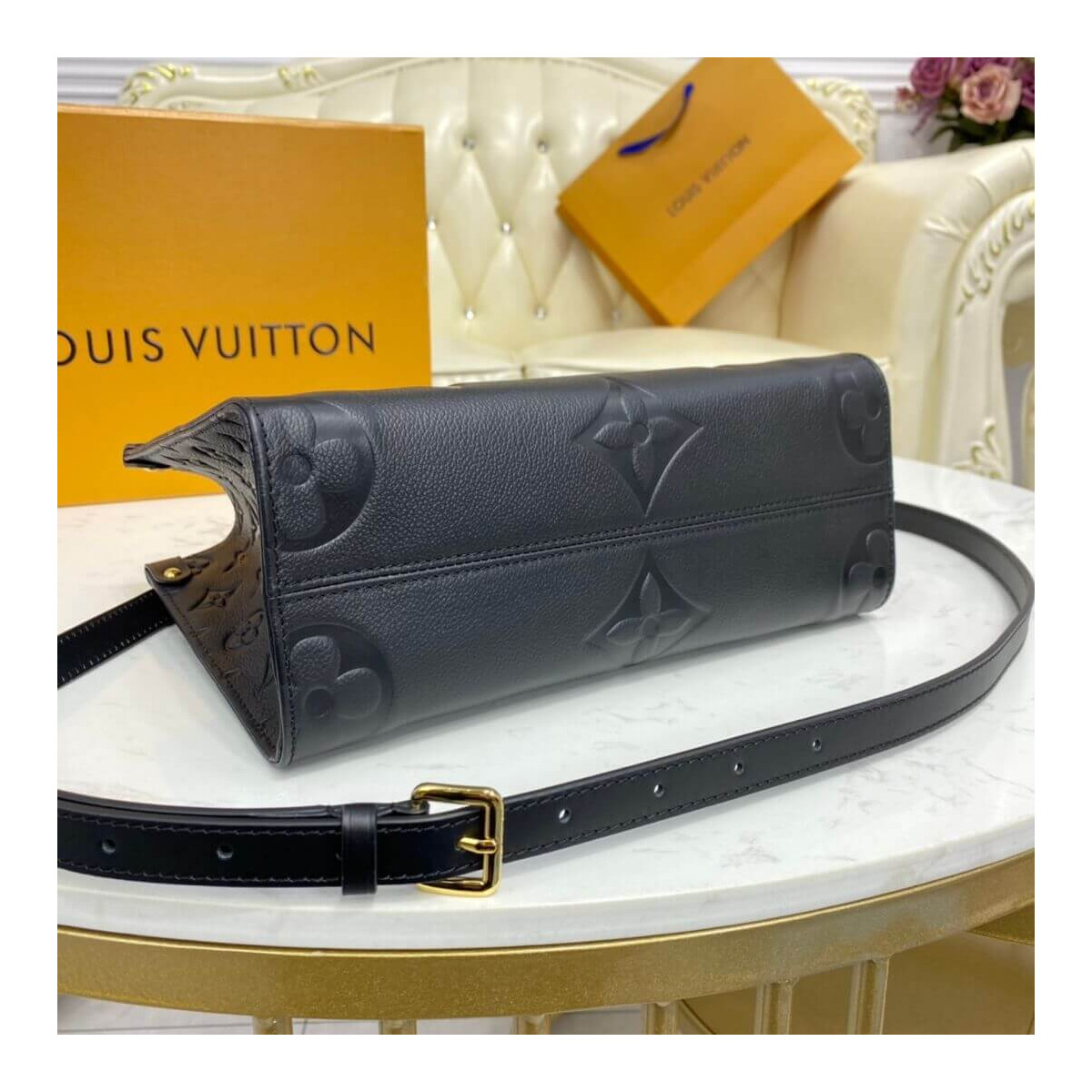 Louis Vuitton Monogram Empreinte Leather Onthego PM M45660