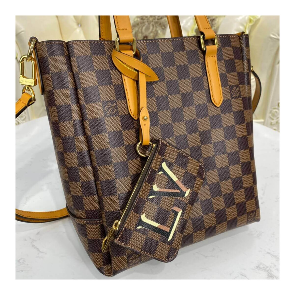 Louis Vuitton Damier Belmont PM N60297 N60348