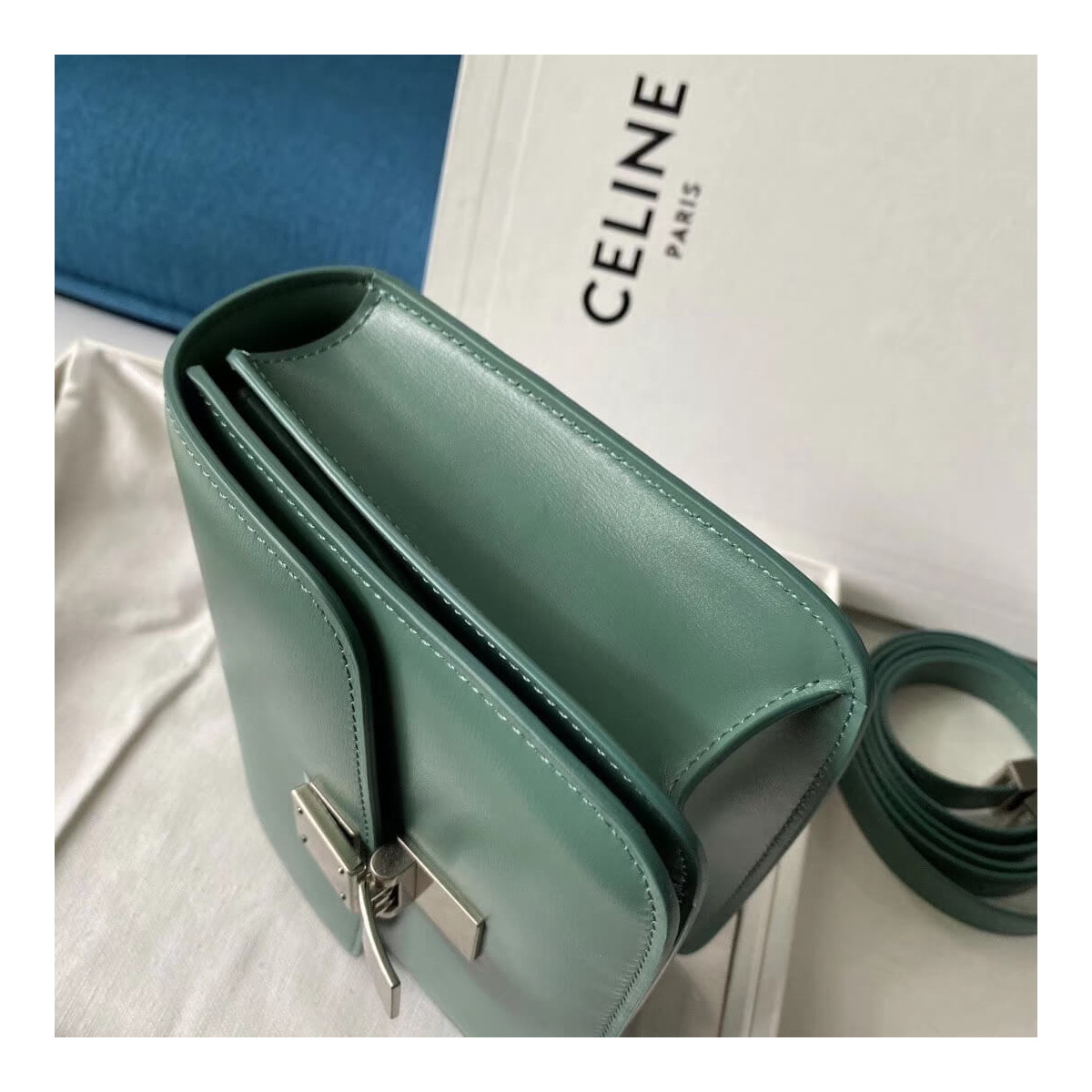 Celine Teen Classic Bag in Box Calfskin 192523