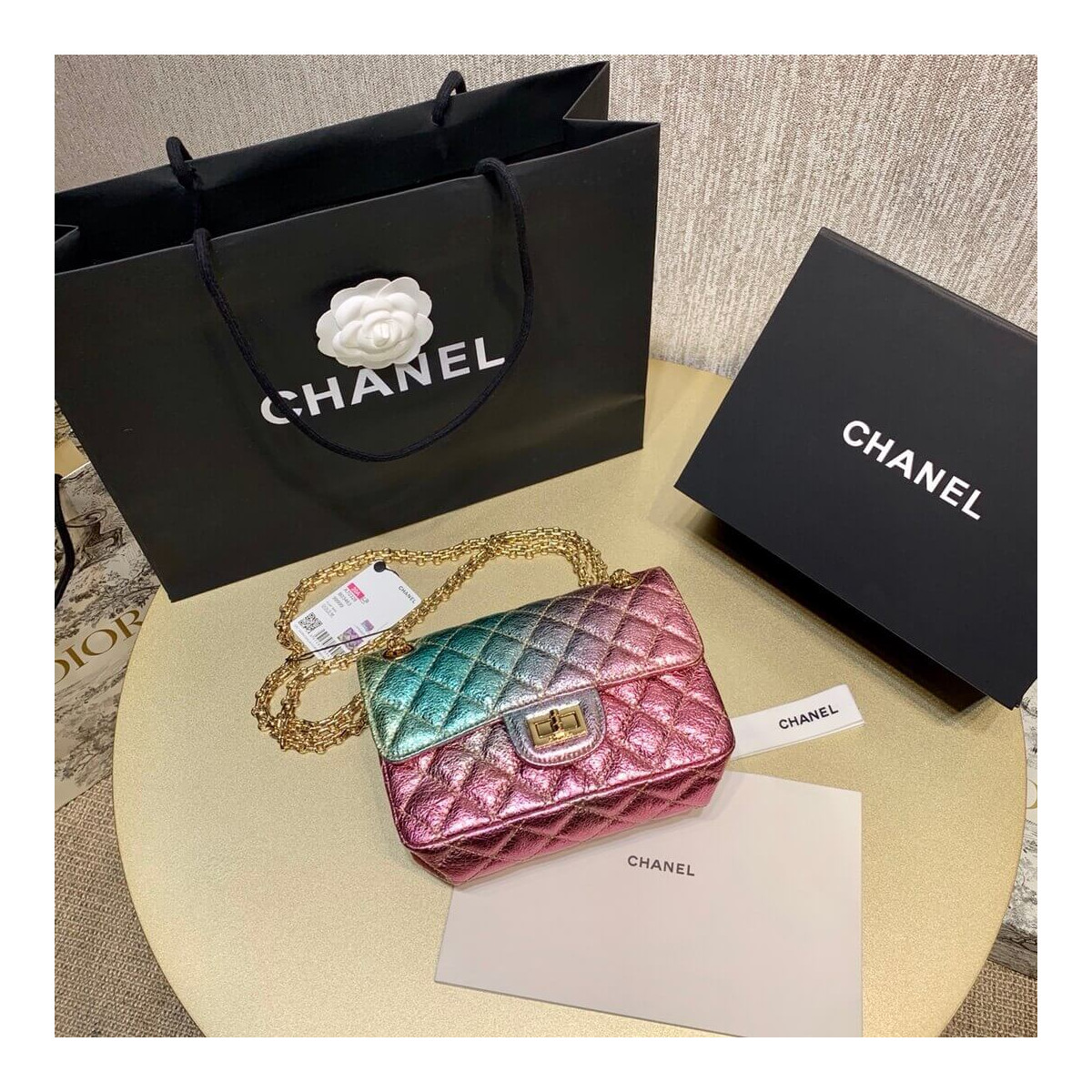 Chanel Rainbow Reissue 2.55 Mini Flap Bag A69900