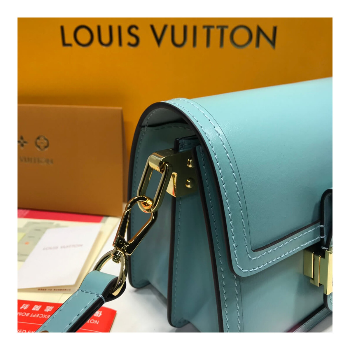 Louis Vuitton Smooth Calfskin Leather Mini Dauphine M55836 M55837