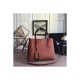 Prada Two-Tone Saffiano Leather Double Bag 1BG775 Rosewood/Black