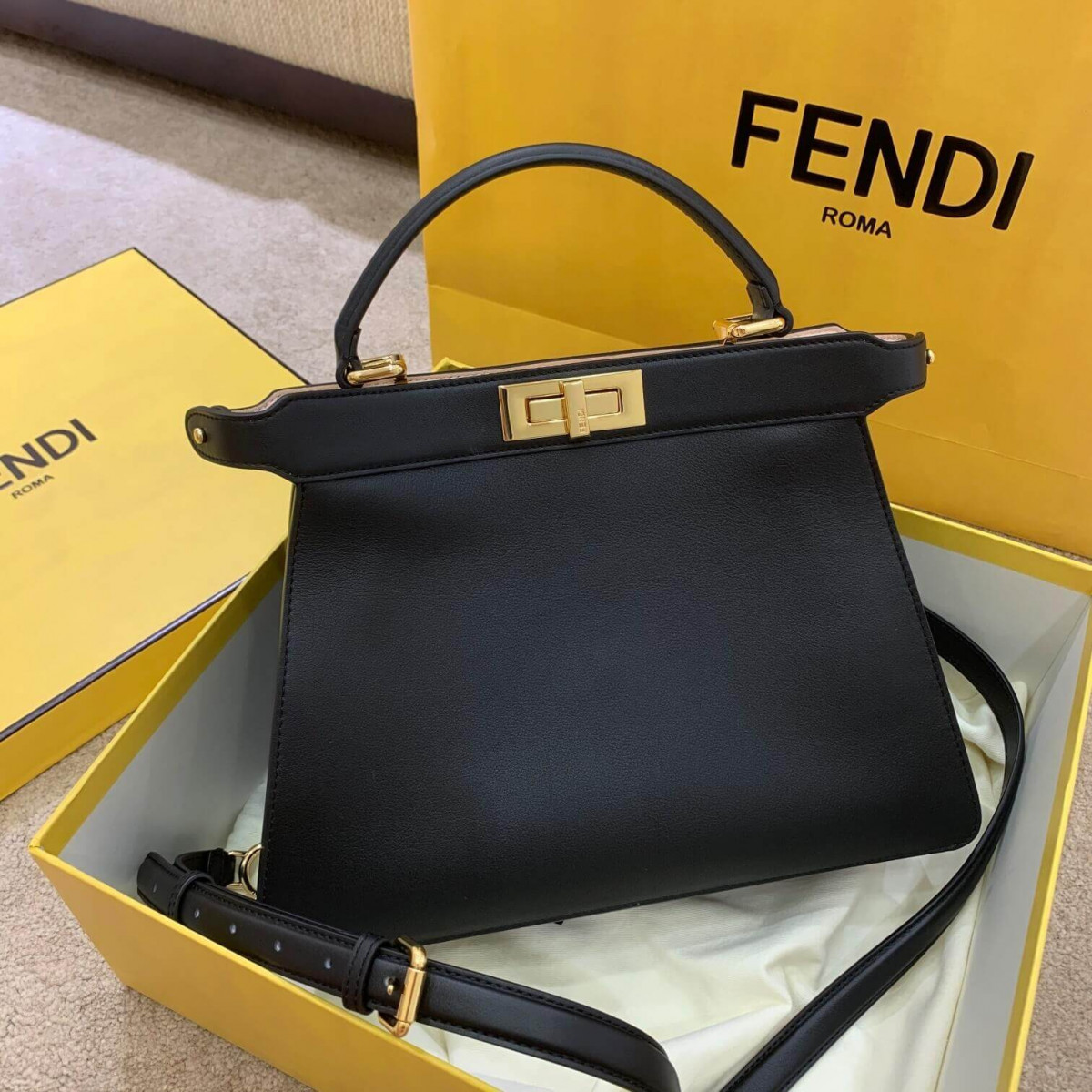 Fendi Medium Peekaboo ISeeU Bag 8BN321