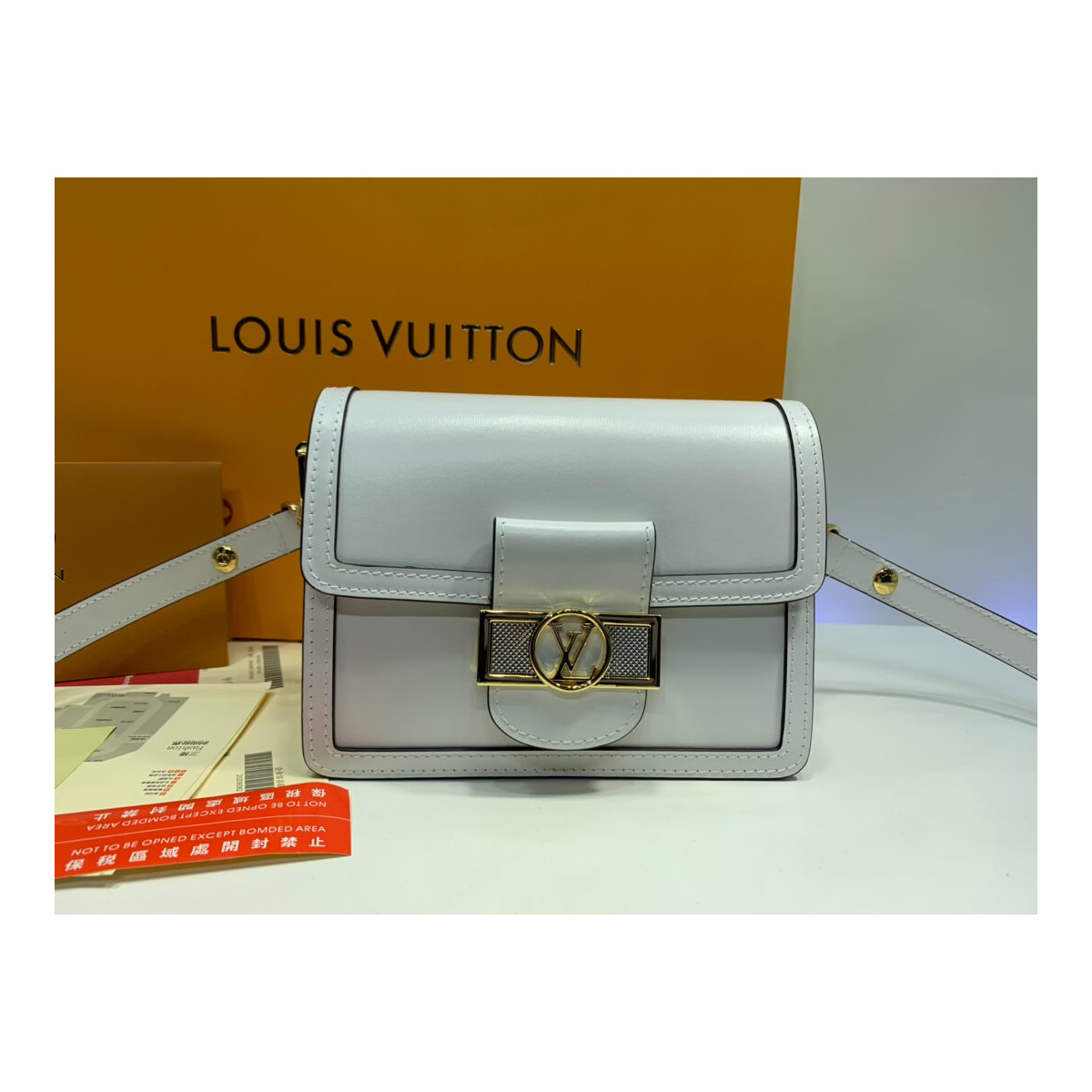 Louis Vuitton Smooth Calfskin Leather Mini Dauphine M55836 M55837