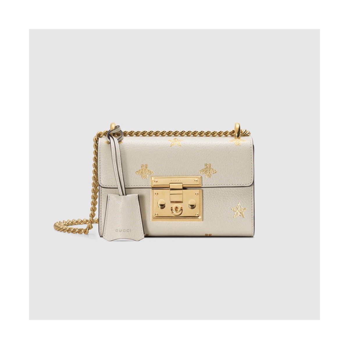 Gucci Padlock Bee Star Small Shoulder Bag 432182