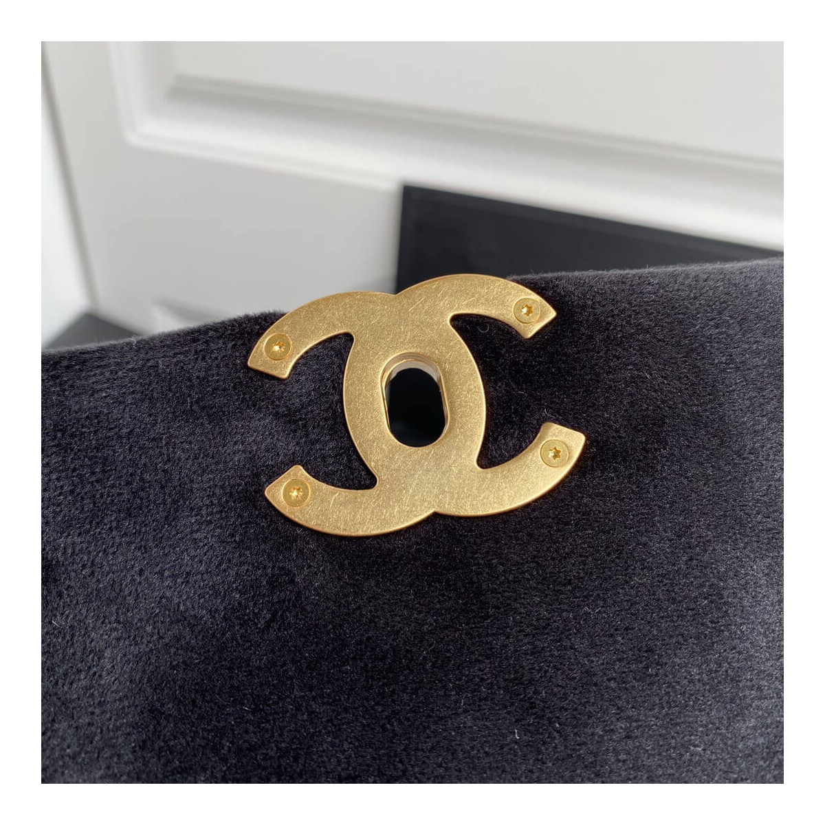 Chanel 19 Small Velvet Flap Bag AS1160