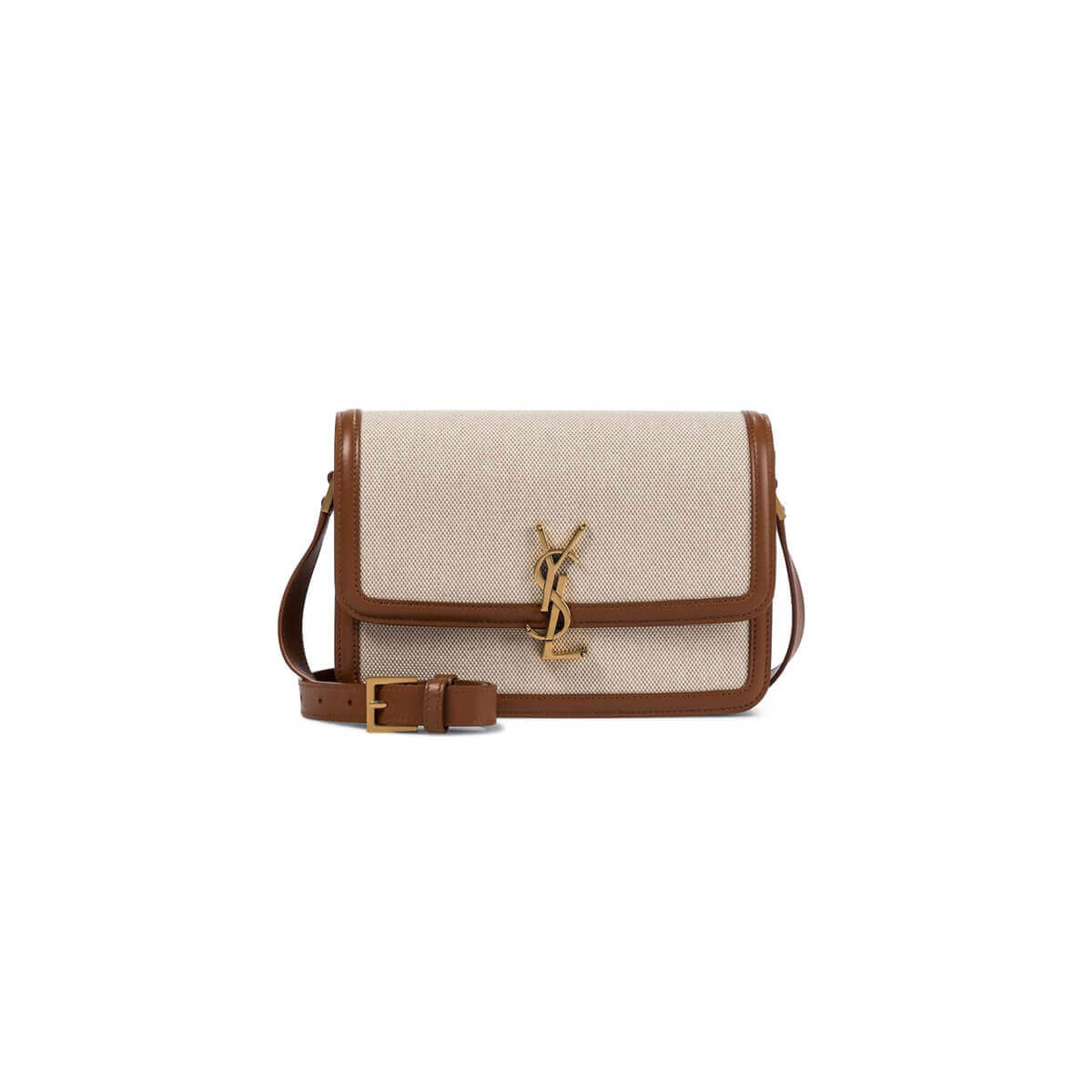 Saint Laurent YSL Solferino Medium Canvas Crossbody Bag 634305