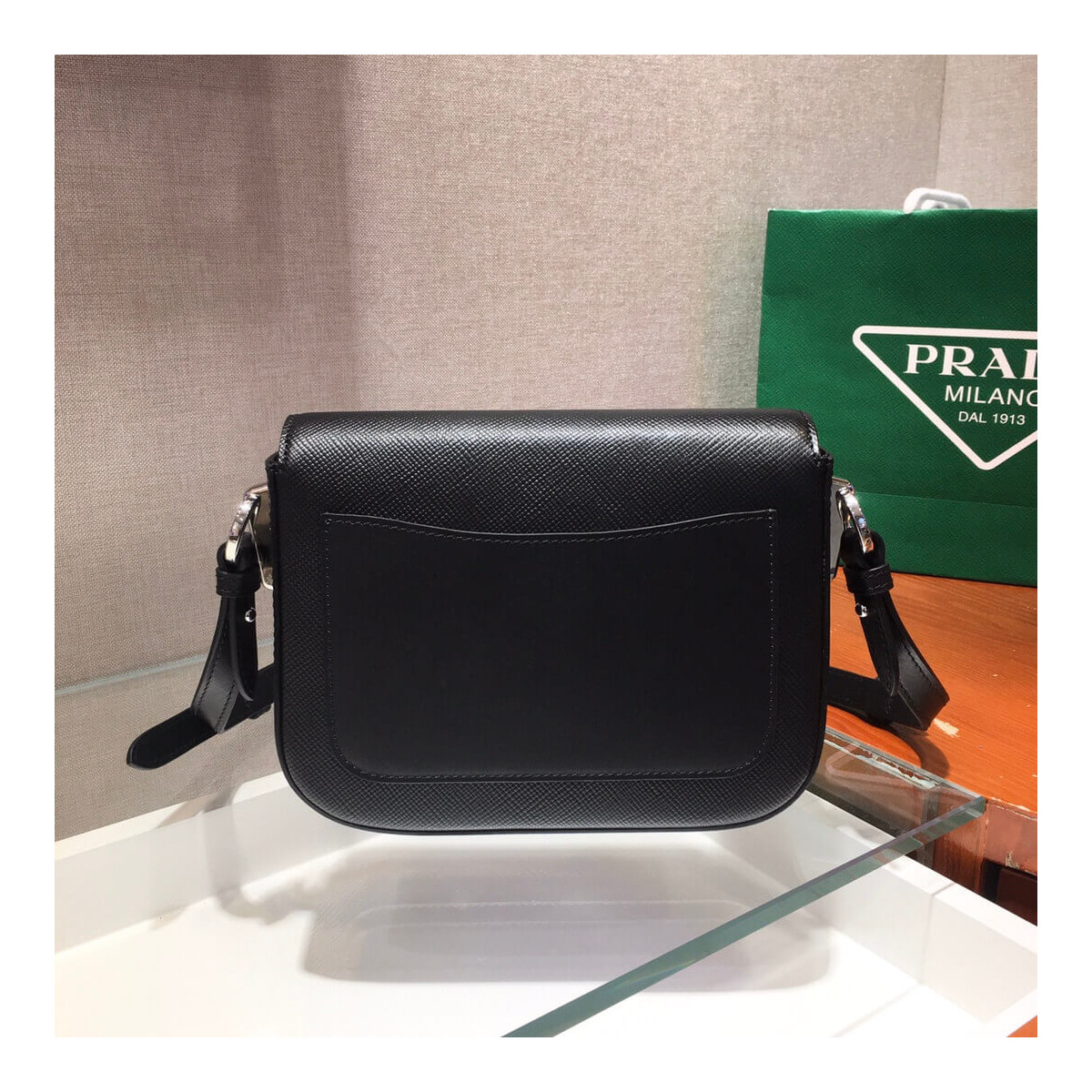 Prada Saffiano Leather Shoulder Bag 1BD249