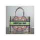 Dior Small Book Tote Multicolor In Lights Embroidery M1296