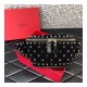 Valentino Garavani Velvet Rockstud Spike Belt Bag 0620R