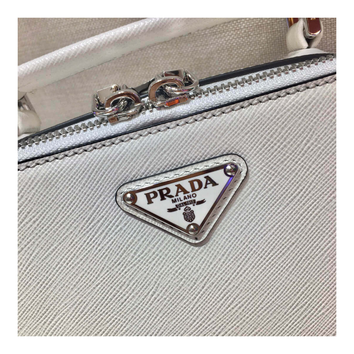 Prada Brique Saffiano Leather Cross-Body Bag 2VH070