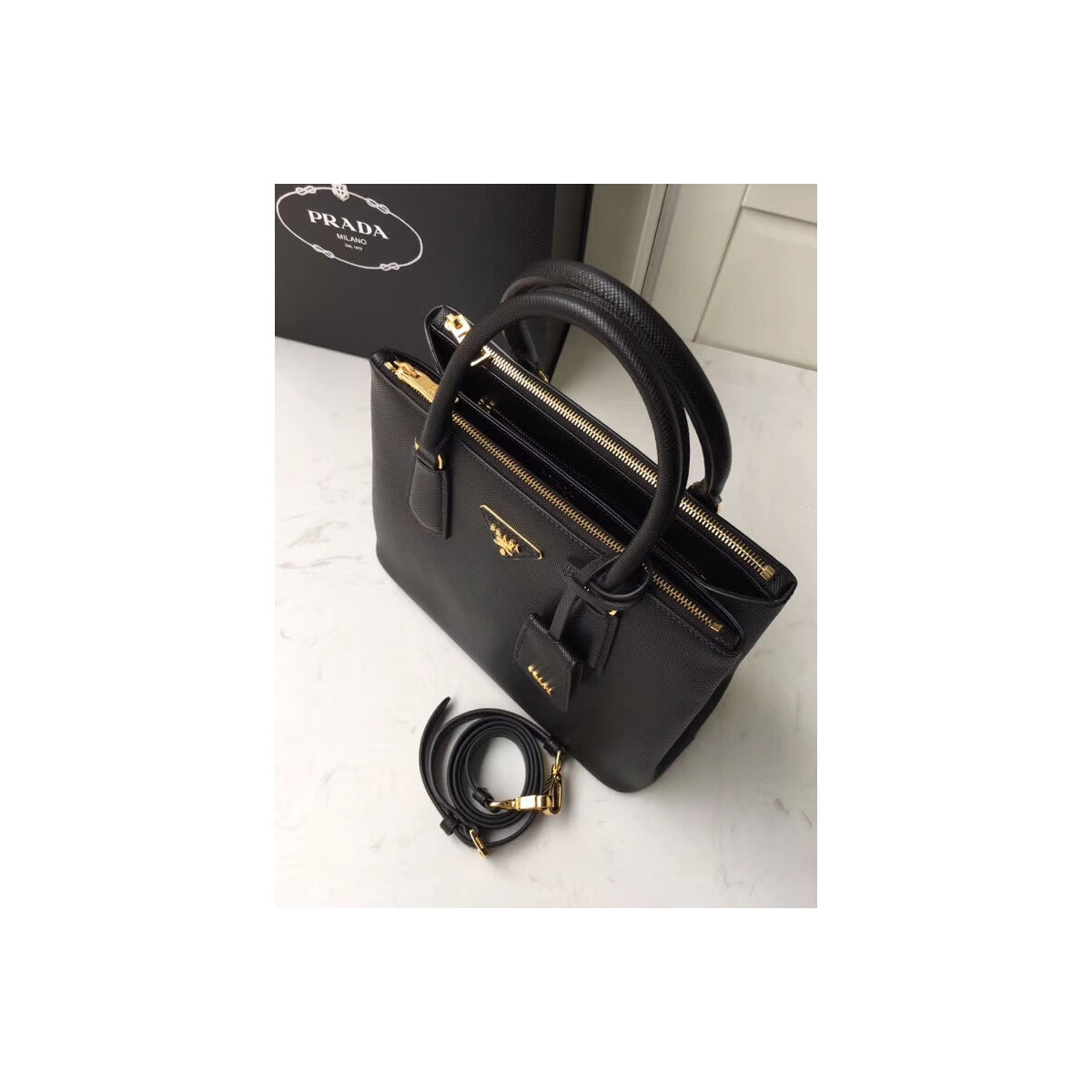 Prada Galleria Saffiano Leather Bag 1BA232