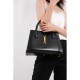 Gucci Jackie 1961 Medium Tote Bag in Black Leather 649016