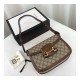 Gucci 1955 Horsebit GG Supreme Shoulder Bag 602204