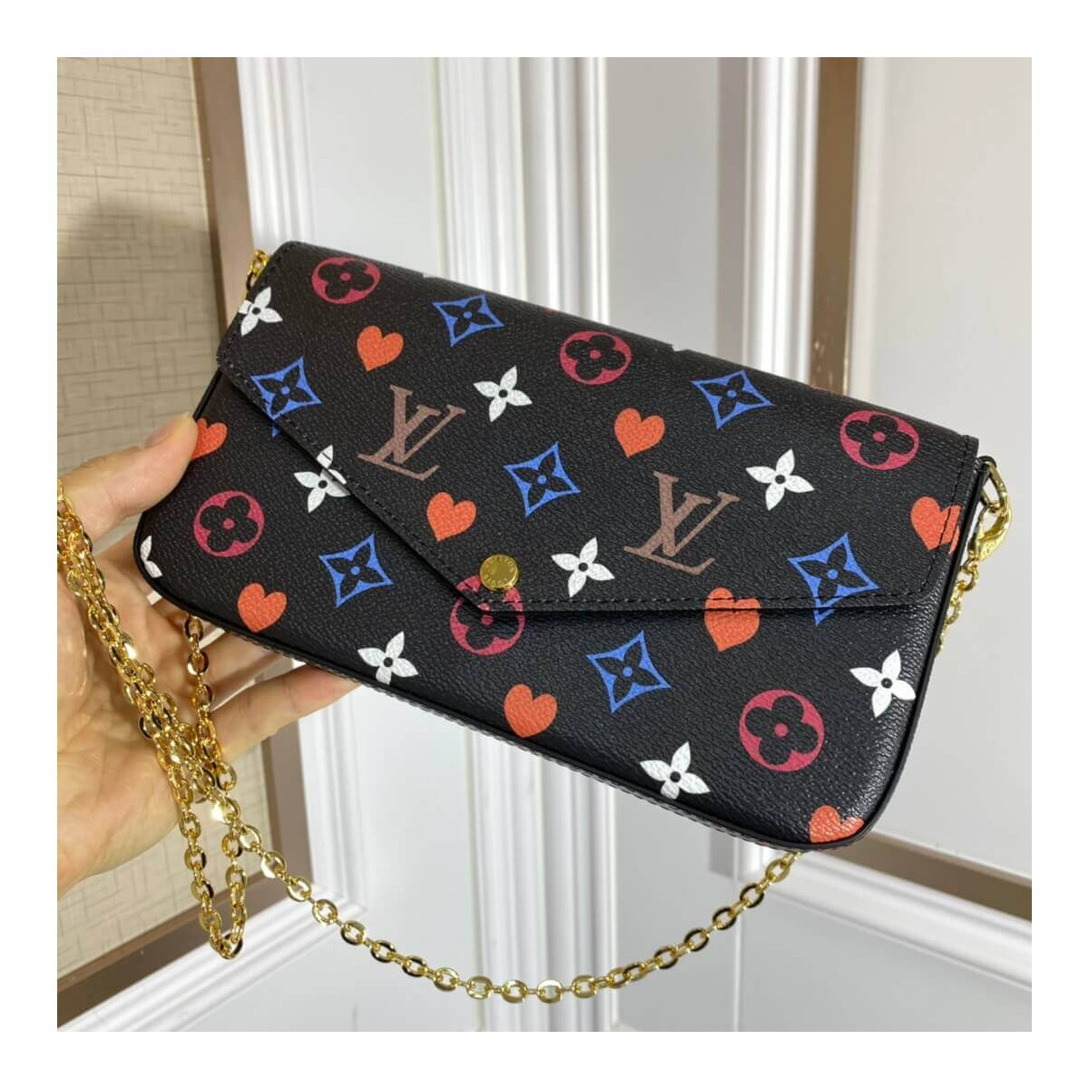 Louis Vuitton Monogram Multicolor Felicie Pochette M61276