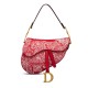 Christian Dior Saddle Bag Toile de Jouy Reverse Jacquard M0446