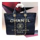 Chanel Deauville Tote 38cm Canvas Bag A66941 Denim Blue/Gold