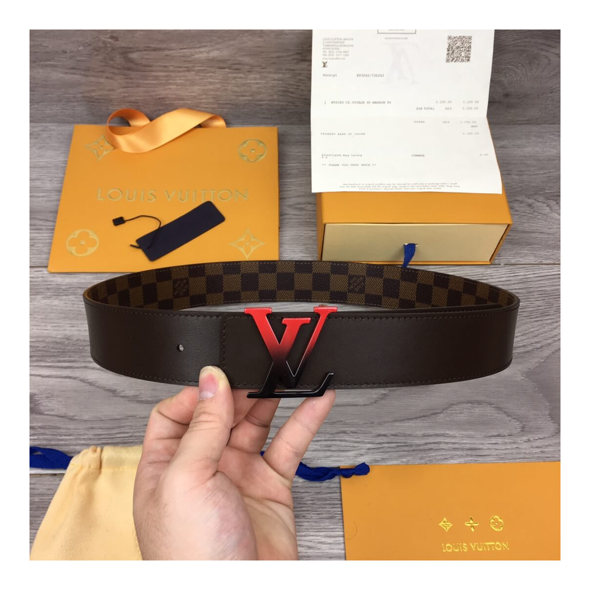 Louis Vuitton Sunset 40mm Reversible Belt M0226