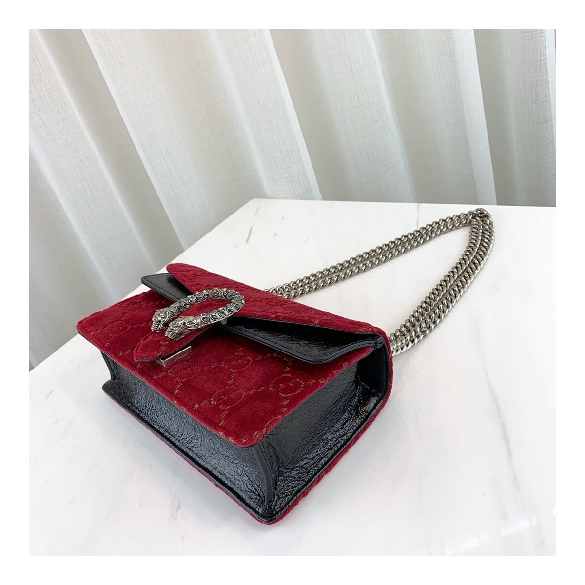 Gucci Dionysus GG Velvet Small Shoulder Bag 499623