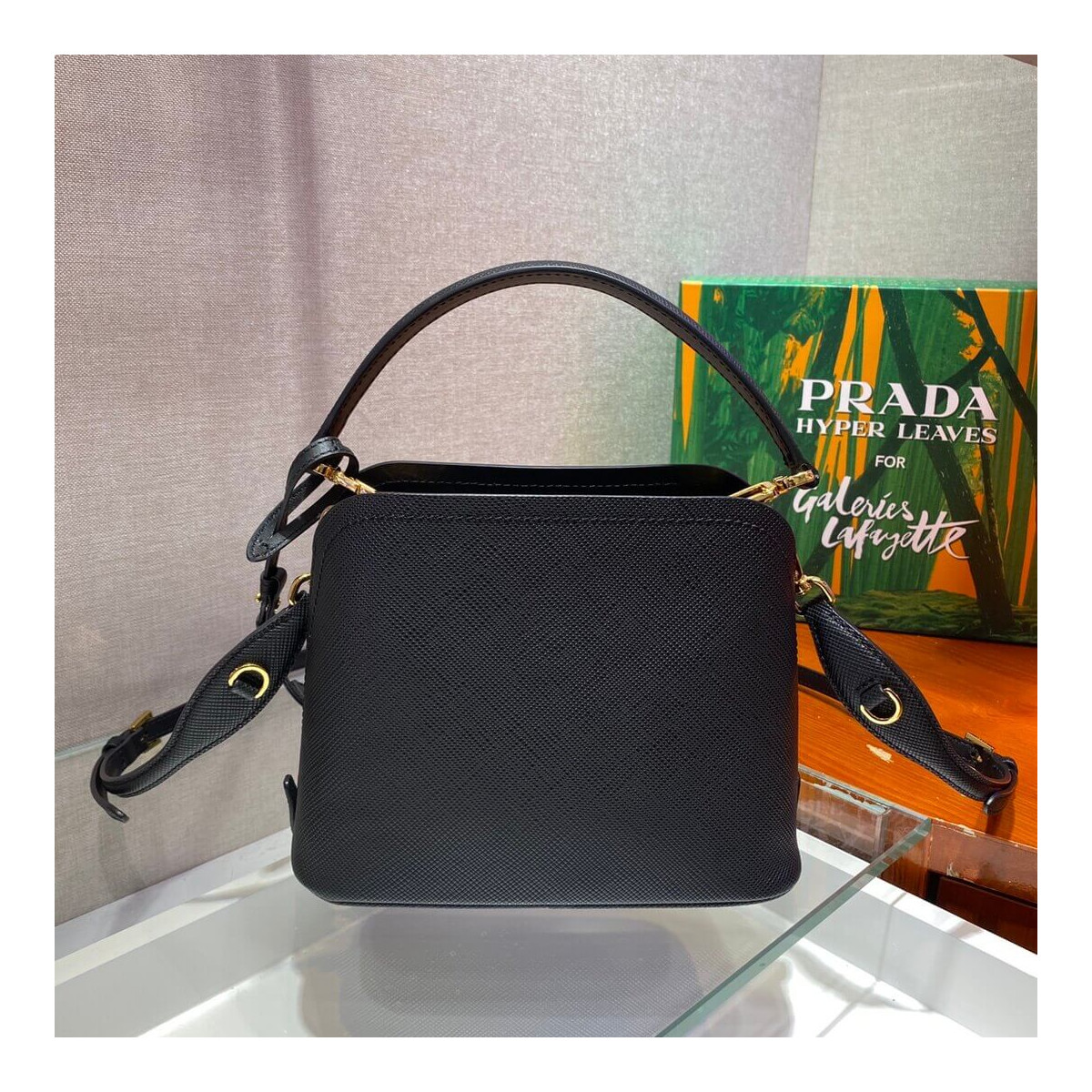 Prada Matinée Micro Saffiano Leather Bag 1BA286