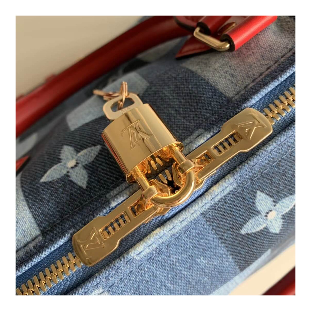 Louis Vuitton Monogram Denim Canvas Speedy Bandoulière 30 M45041