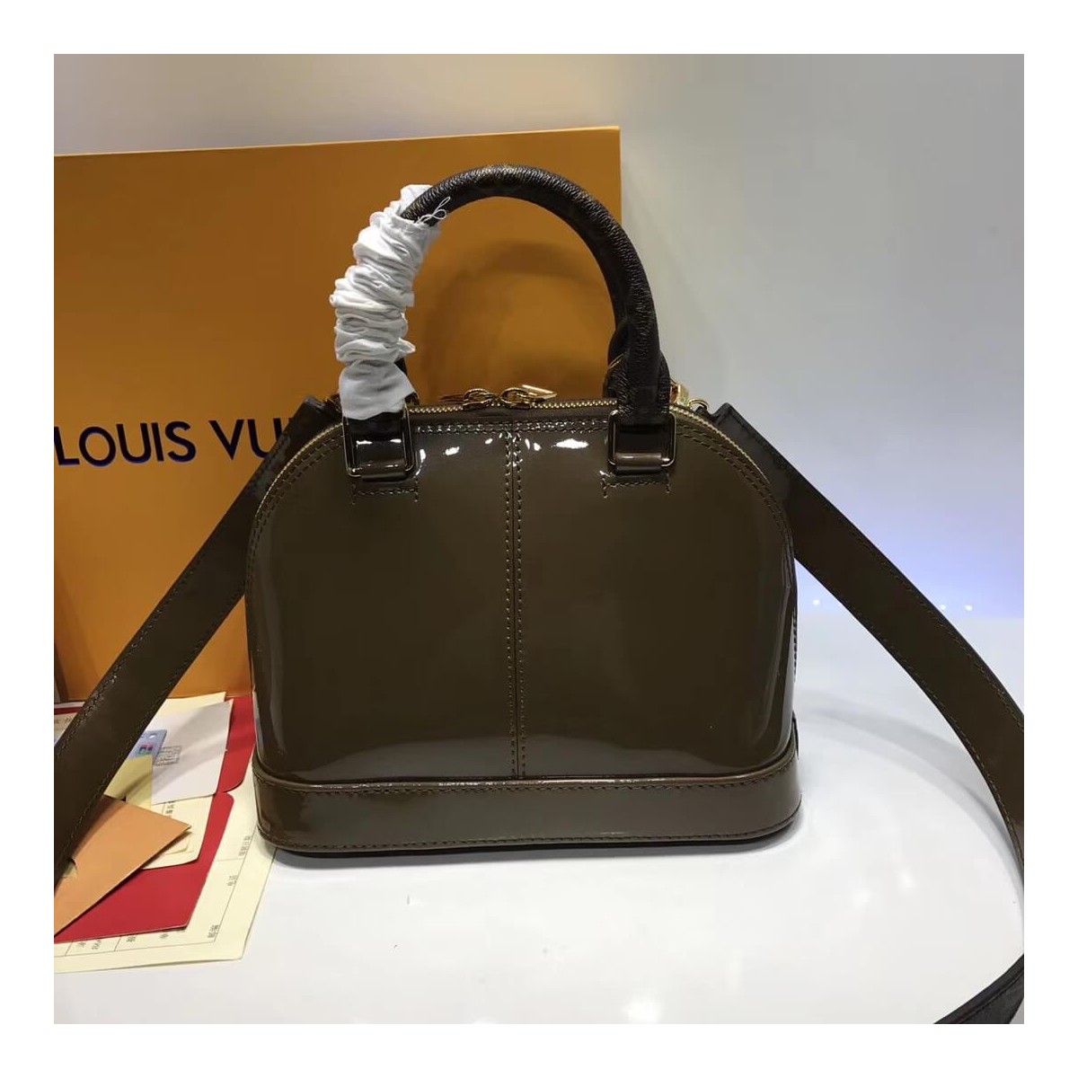 Louis Vuitton Patent Leather Alma BB M54785