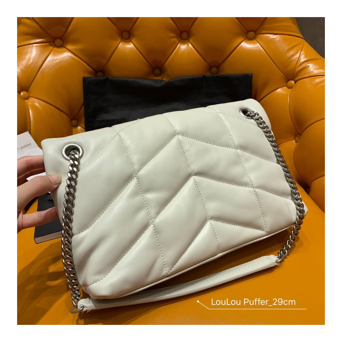 Saint Laurent Loulou Puffer Small Bag In Quilted Lambskin 577476