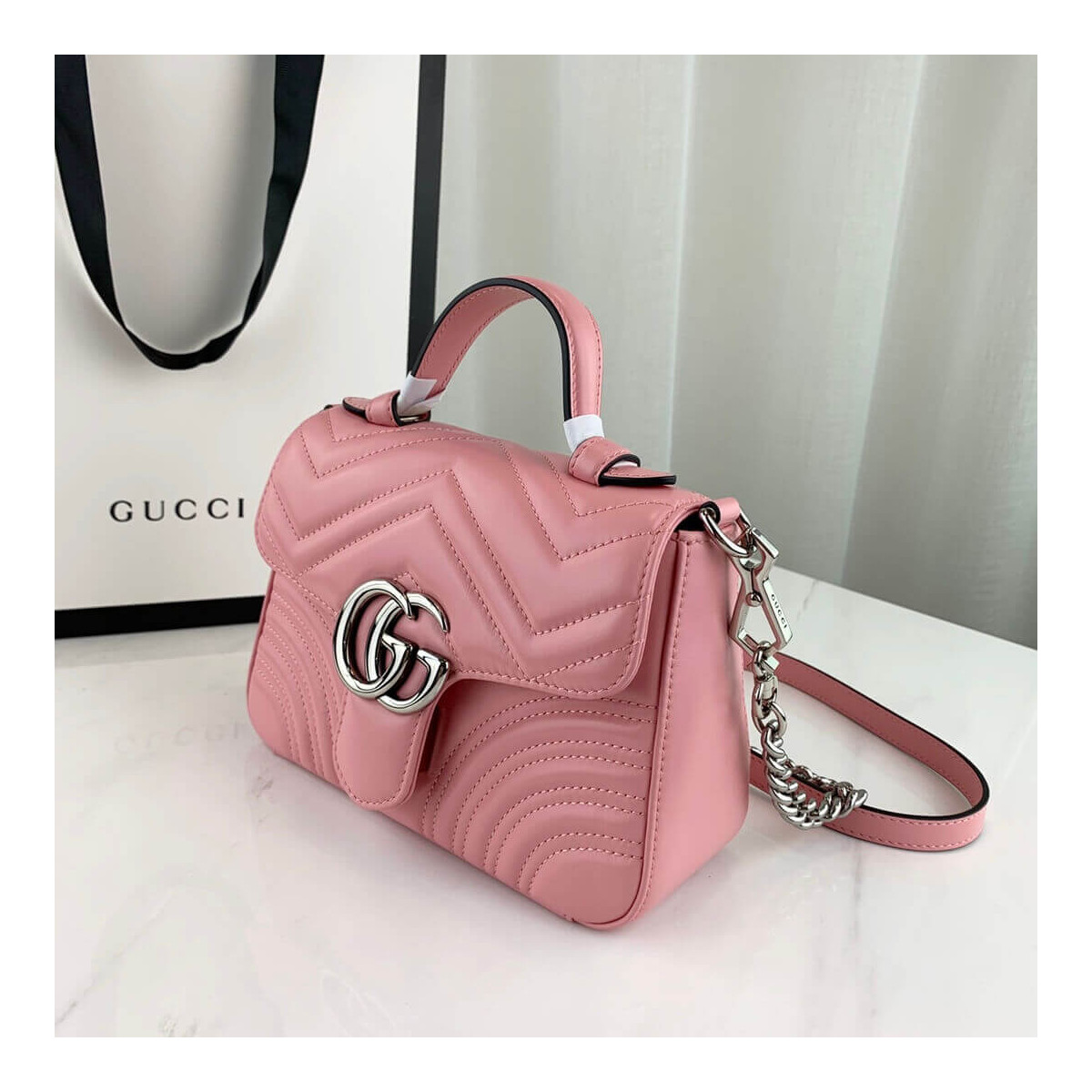 Gucci GG Marmont Top Handle Bag 22cm 547260