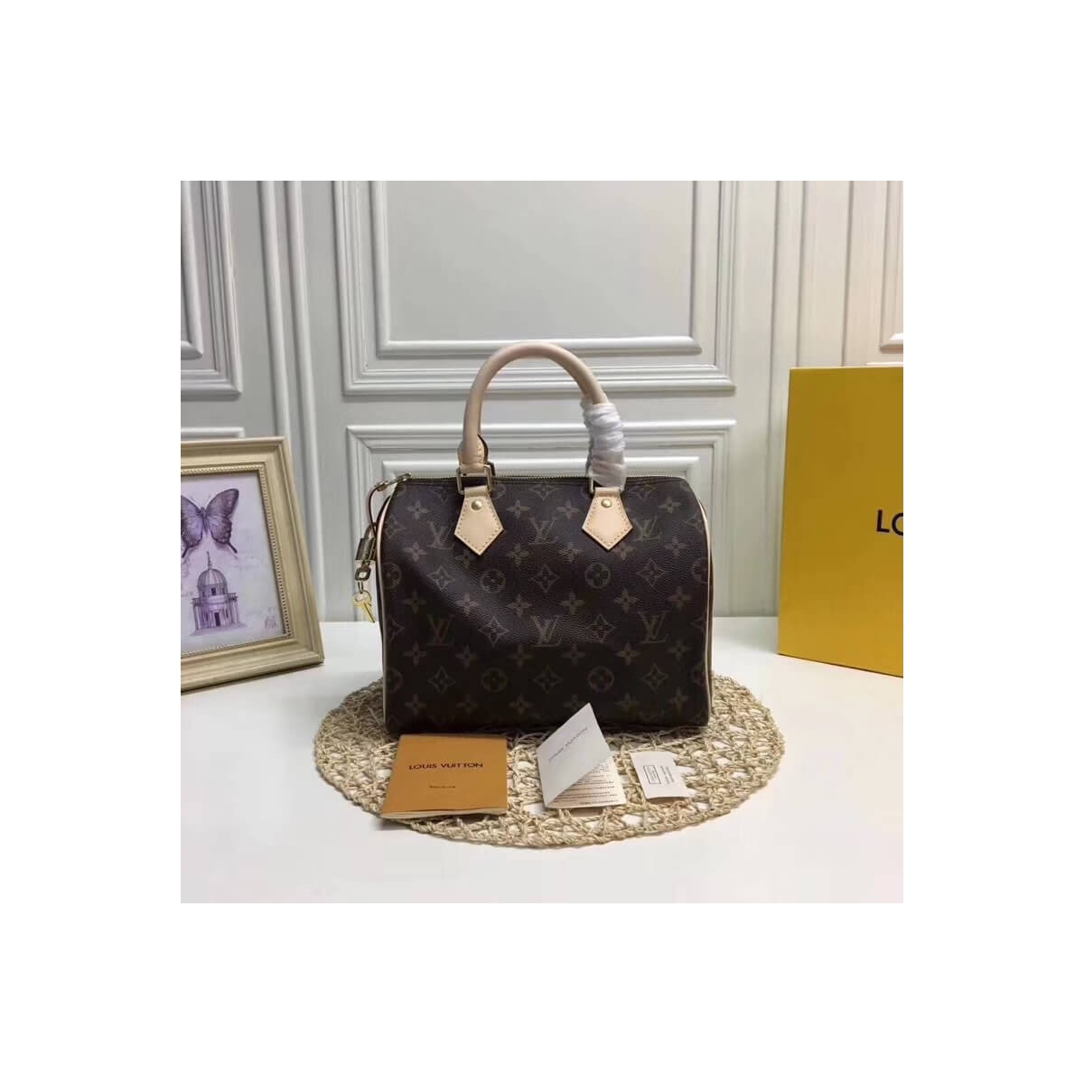 Louis Vuitton Monogram Canvas Speedy 25 M41109