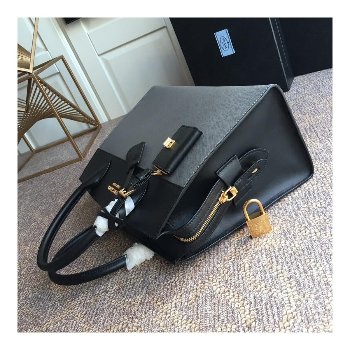 Prada Saffiano Leather Esplanade Bag 1BA047